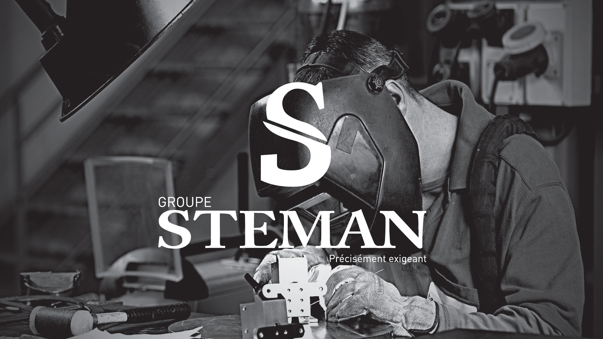 Mise en situation du logo Steman