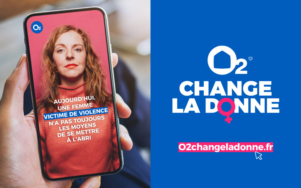 visuel de la campagne digitale O2