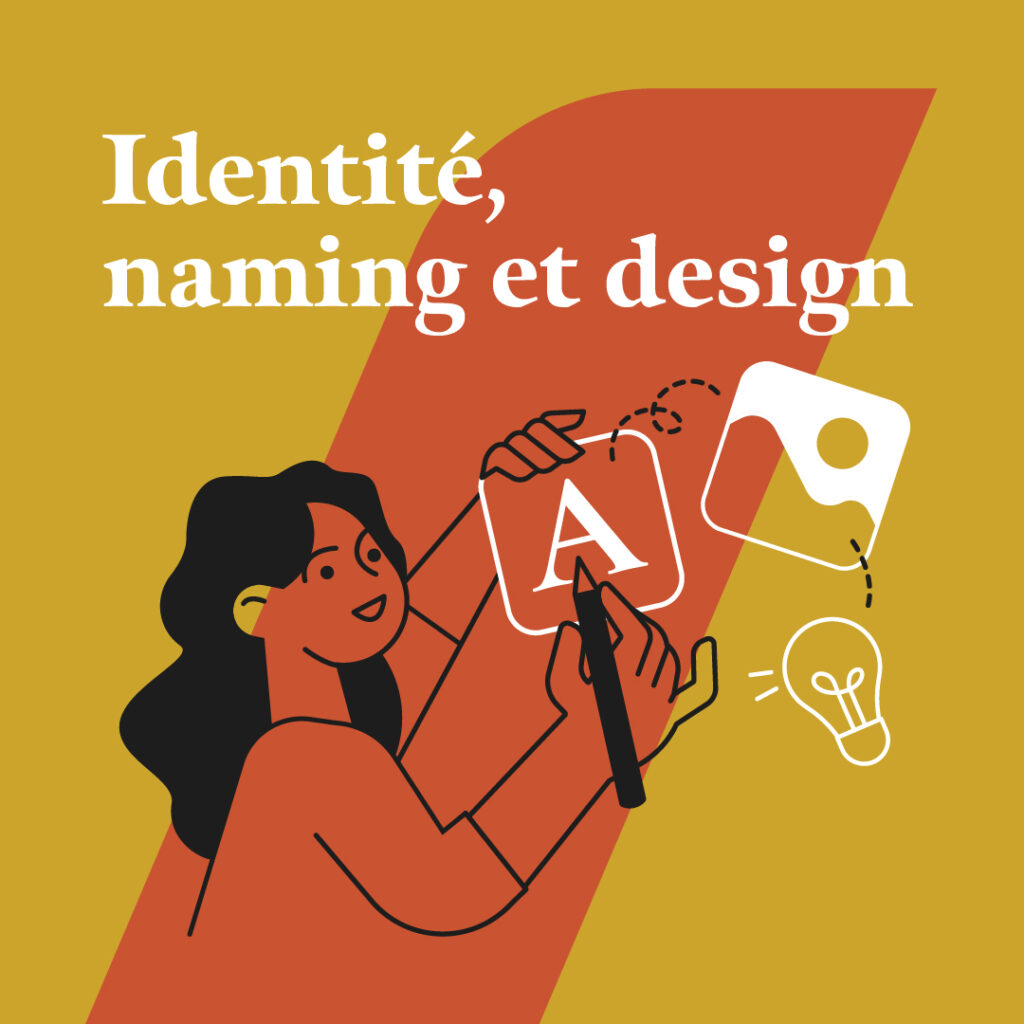 illustration miniature identité naming design