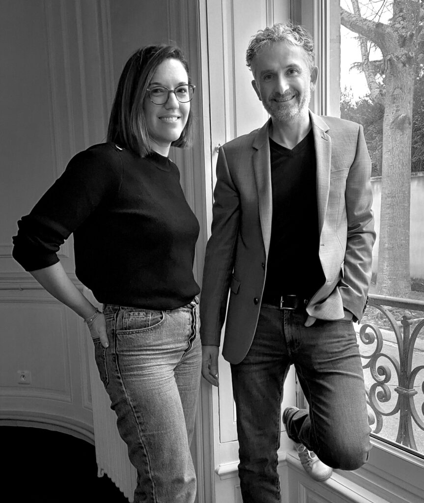 Photo portrait de Julie et Alban - Animation d'ateliers NB